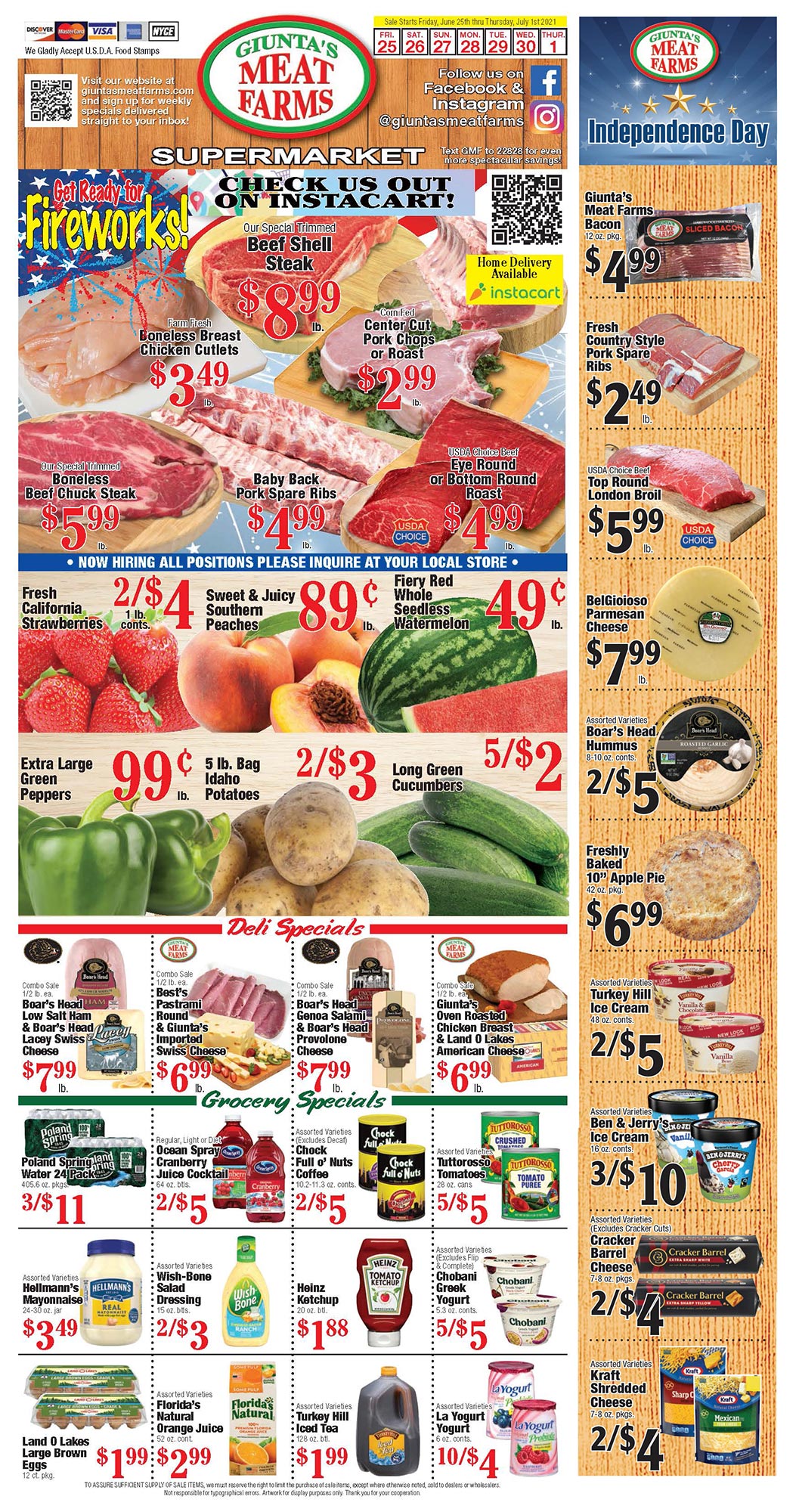 Weekly Specials – Giunta's Meat Farms