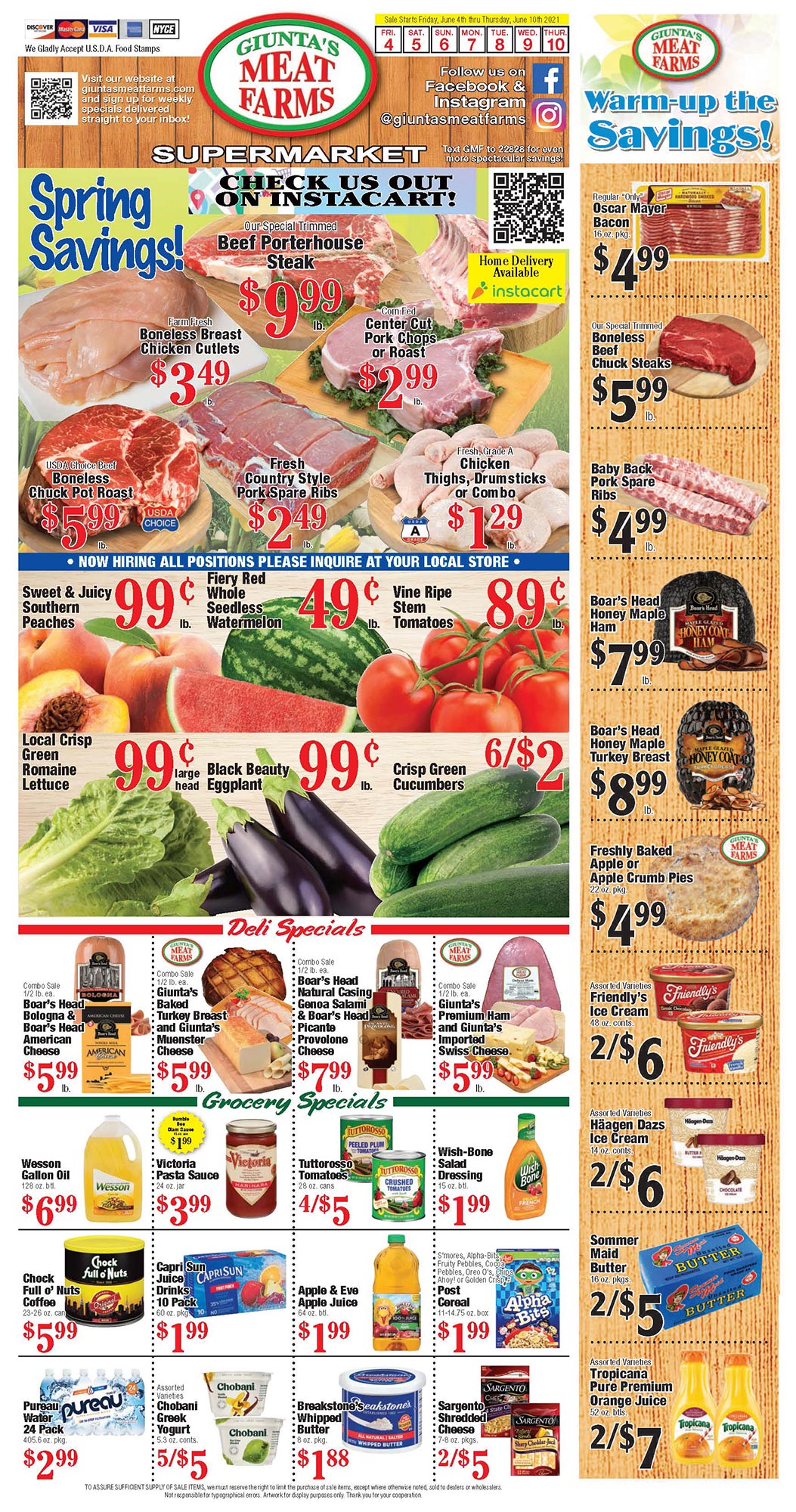 Weekly Specials – Giunta's Meat Farms